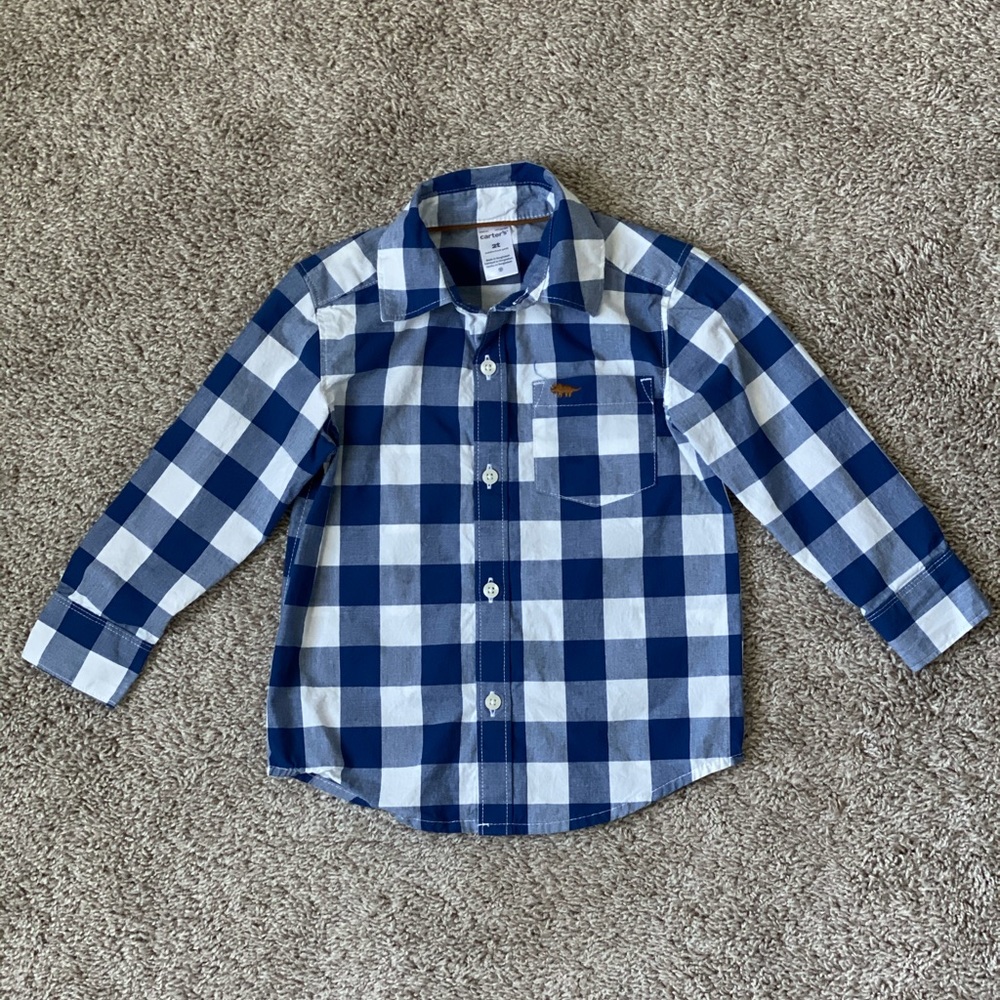 Toddler boy button down shirt